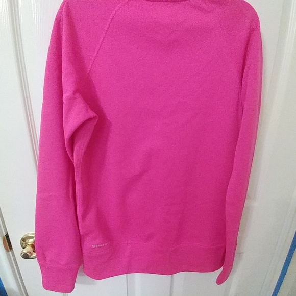 A pink nike therma-fit pullover sweatshirt - Picture 3 of 5